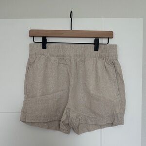 Old Navy Tan Linen Shorts